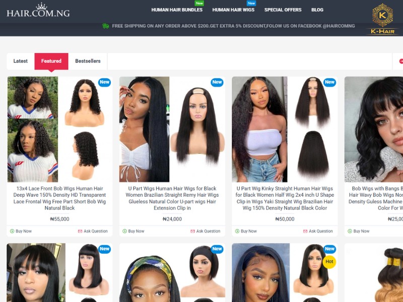 Top 10 Hair Vendors in Nigeria - Vendors You Can Actually Trust 11 Hair.com.ng