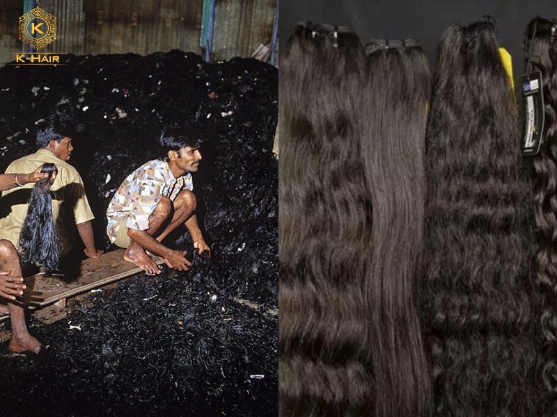 Indian hair factory