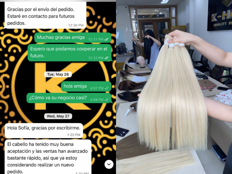 The Ultimate Guide to Hair Extensions Manufacturers in Spain 12 K-Hair Factory (Hanoi, Vietnam) - The BEST Supplier for #60 Platinum Blonde Hair
