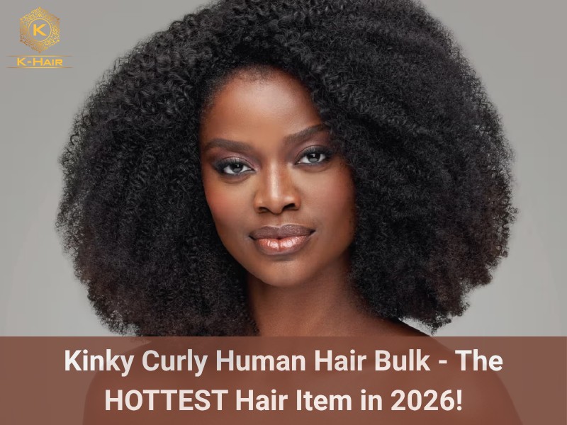 Kinky Curly Human Hair Bulk