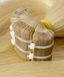 Natural Straight Tape in Hair Extensions Blonde Color 2 3 1