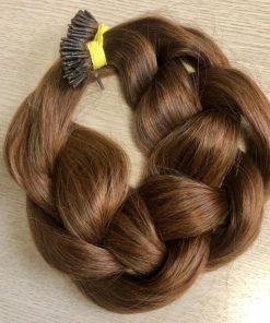 I Tip Hair Extensions Brown Color 1