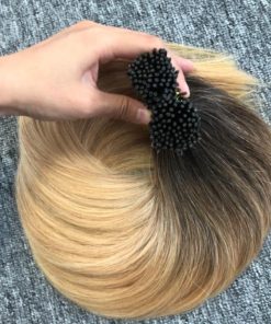 I Tip Hair Extensions Ombre Blonde Color