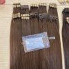 Natural Straight Tape in Hair Extensions Brown Color
