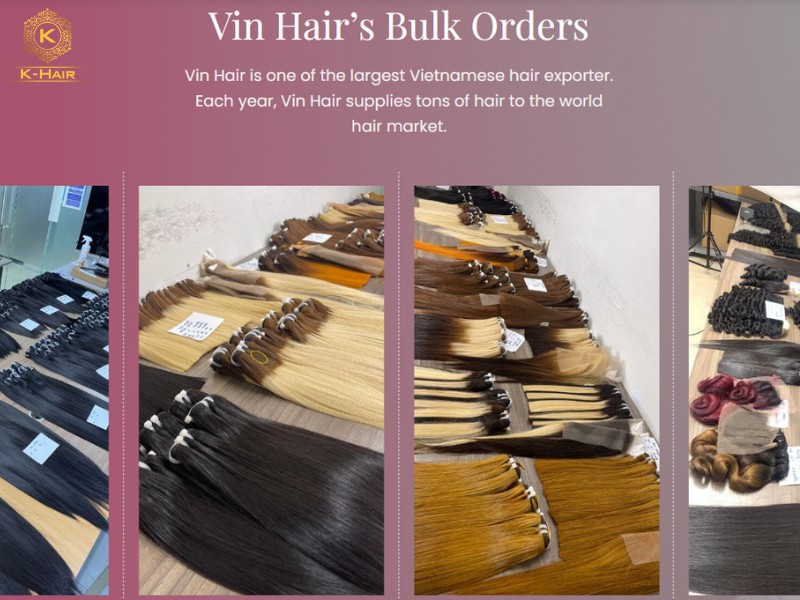 Pictures of big hair orders sent from Vin Hair