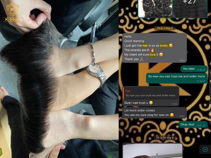 K-Hair’s products and their feedback