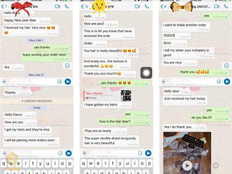 Reviews of Cyhair’s past customers