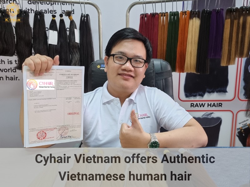 Authentic hair origin offered by Cyhair