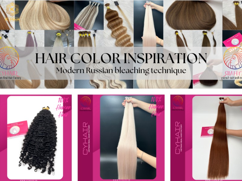 Colored hair products from Cyhair