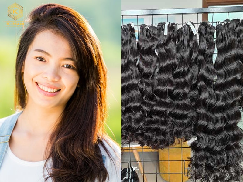 Vietnamese hair is collected from human donors