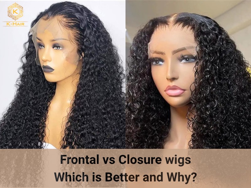 Frontal vs Closure wigs