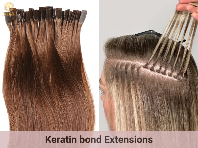 Keratin bond Hair extensions and their Lifespan
