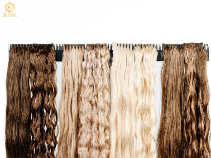 Comparing human hair and synthetic extensions