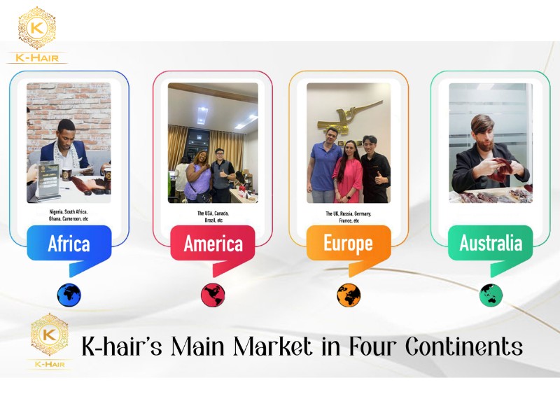 K-Hair’s main markets