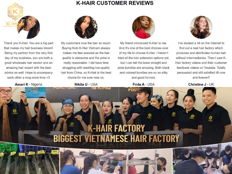 Some K-Hair Factory Vietnam reviews