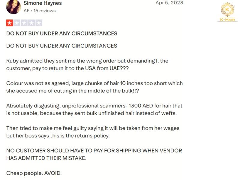 One customer case that caused negativity for the brand