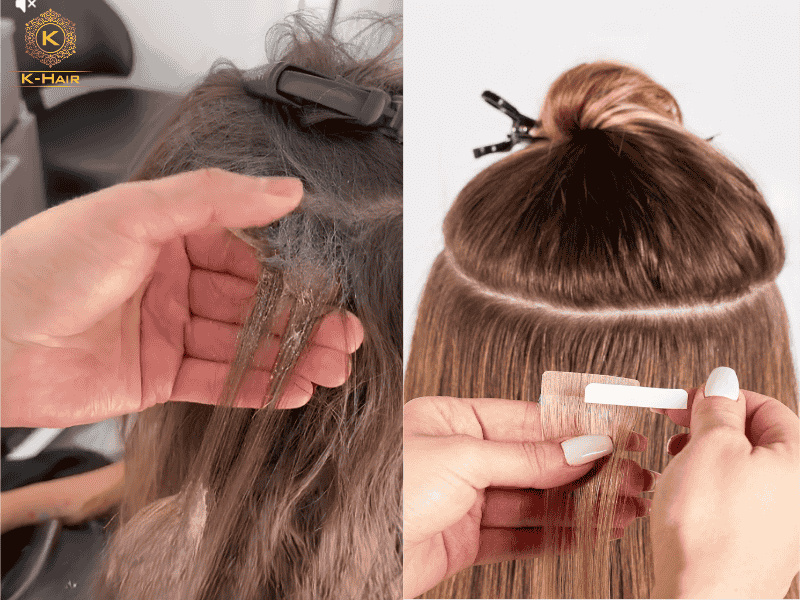 How Long Do Hair Extensions Last? Lifespan by Industry Factors 10 Melting tape adhesive causes sticky residue and requires replacement