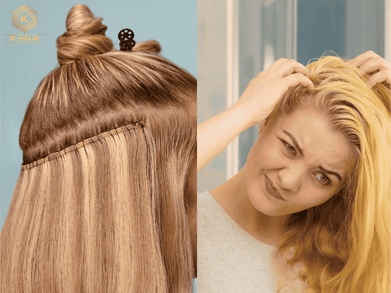 Weave Hair Extensions Pros and Cons: The Ultimate Guide 11 Mild tightness or itching after install weft hair extensions is normal