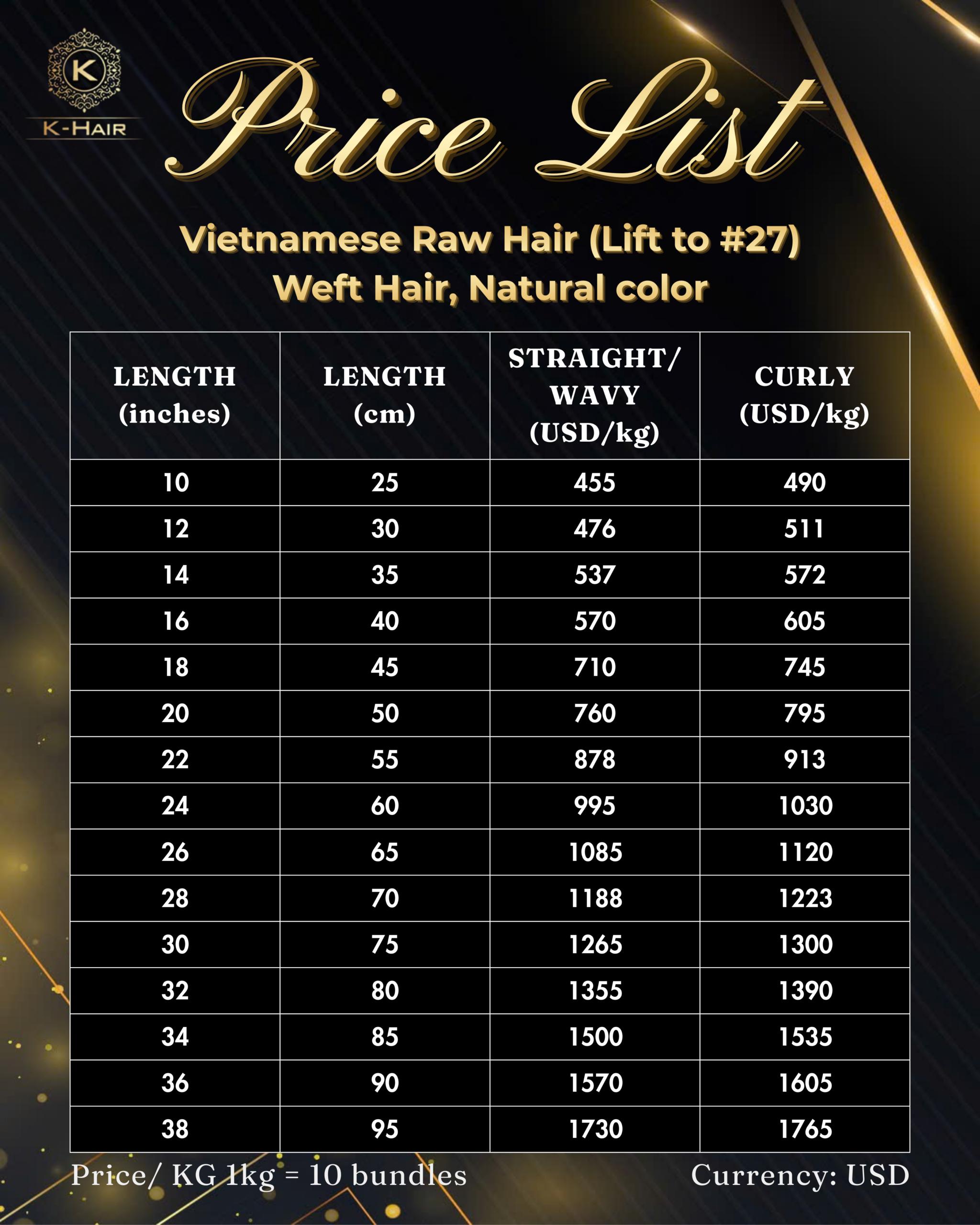 Weave Hair Extensions Pros and Cons: The Ultimate Guide 9 K-Hair's price list for Vietnamese raw weft hair can be lifted to #27