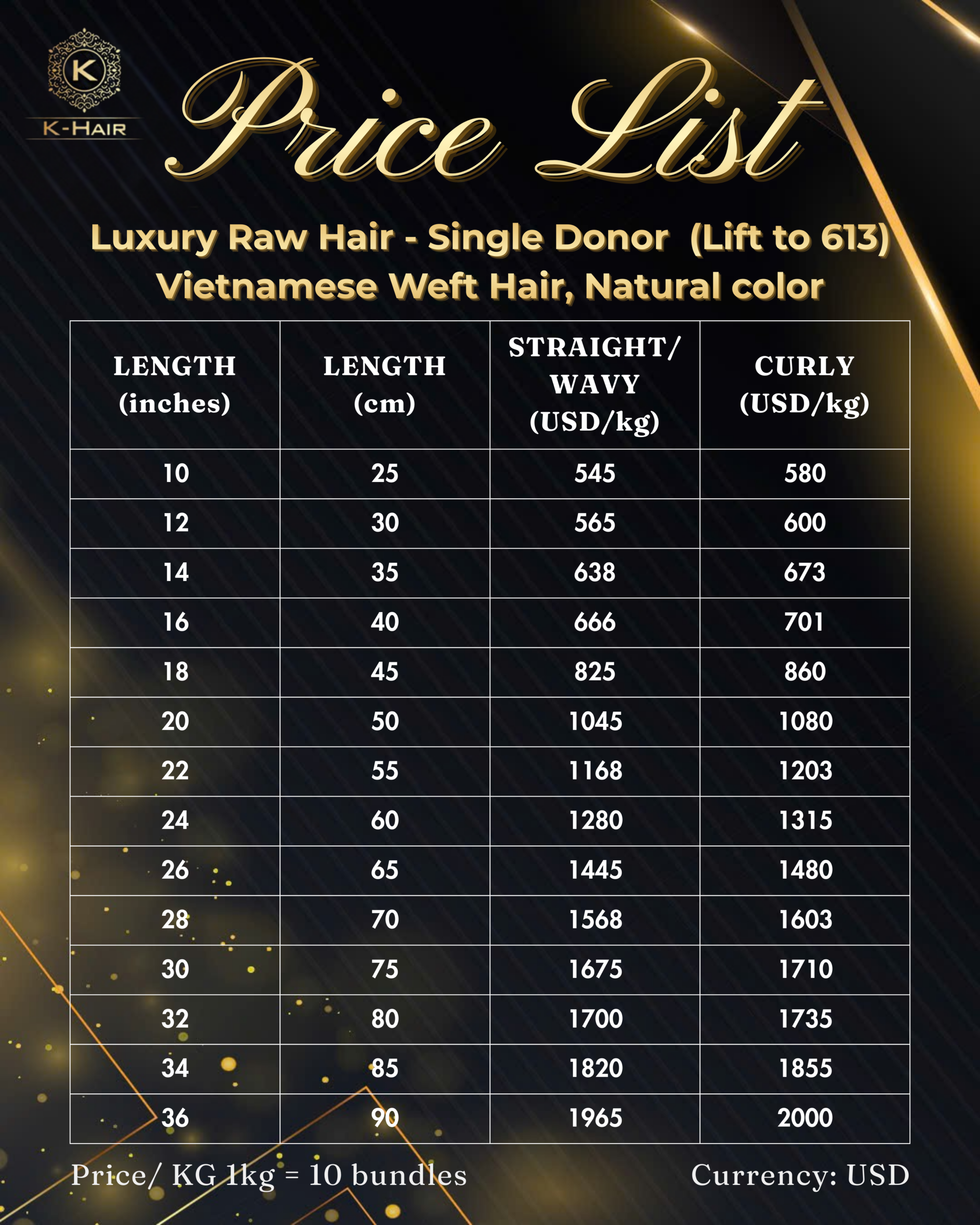 Weave Hair Extensions Pros and Cons: The Ultimate Guide 8 K-Hair's price list for Vietnamese raw weft hair can be lifted to #613