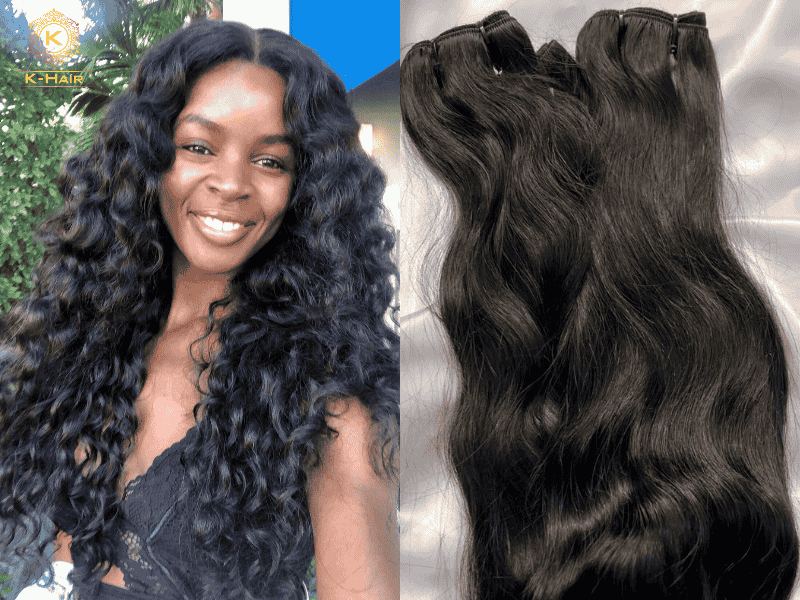 Raw hair is absolutely untouched