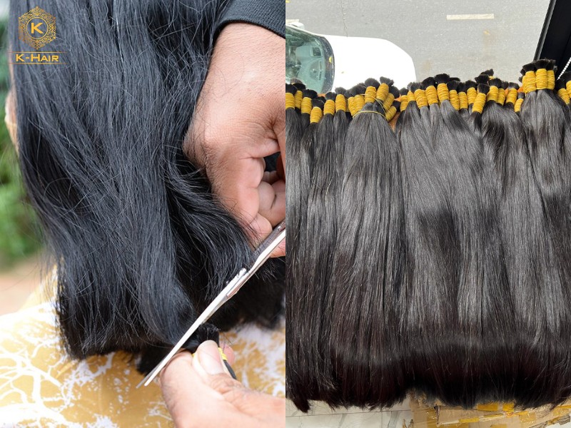 Raw hair provided by Southeast Asian hair vendors