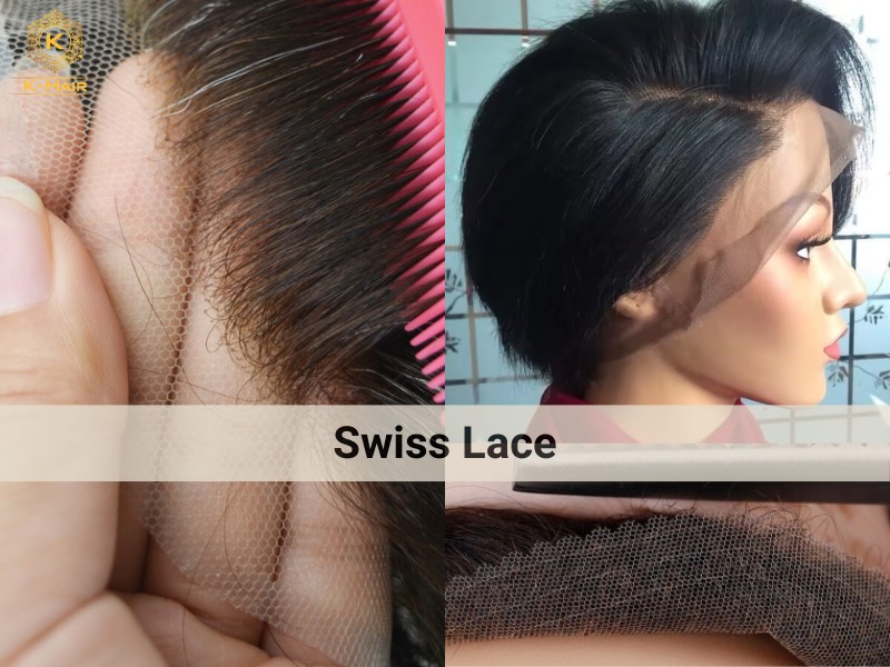 Swiss lace is developed by the advanced lace technologies in Switzerland