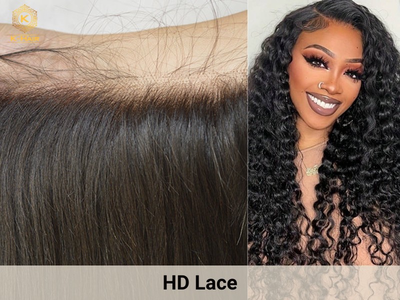 HD Lace can blend in and almost become one with the natural hairline