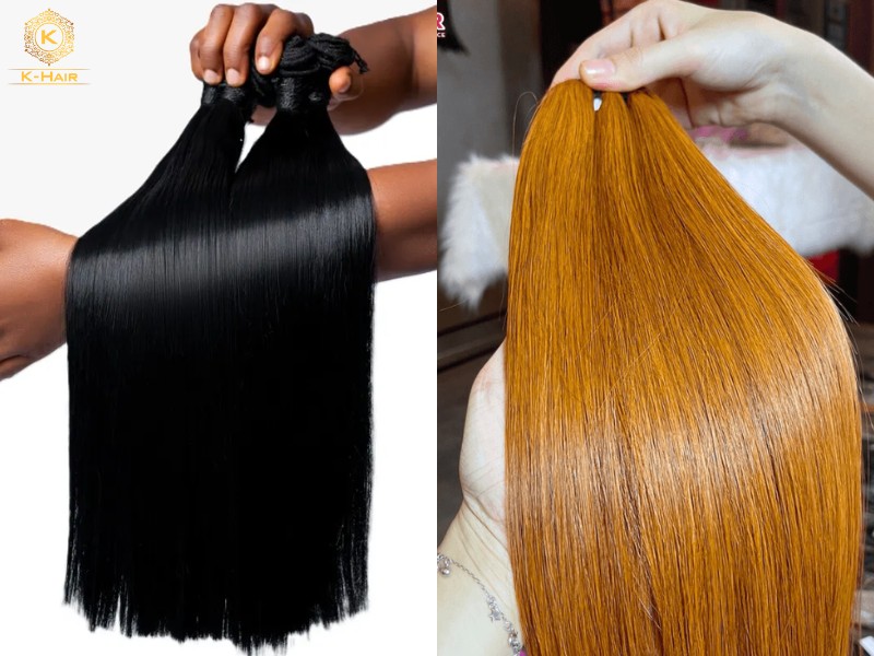 Vietnam bone straight hair is of premium hair quality