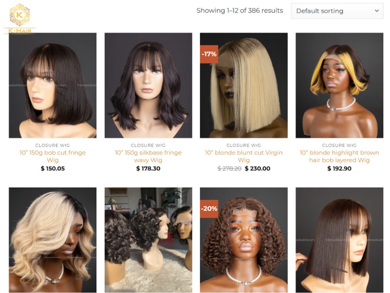 Products provided by Vietnam Hair Luxury