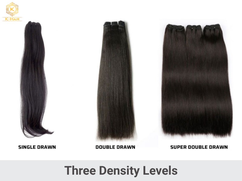 Different density levels: Single Drawn, Double Drawn, and Super Double Drawn