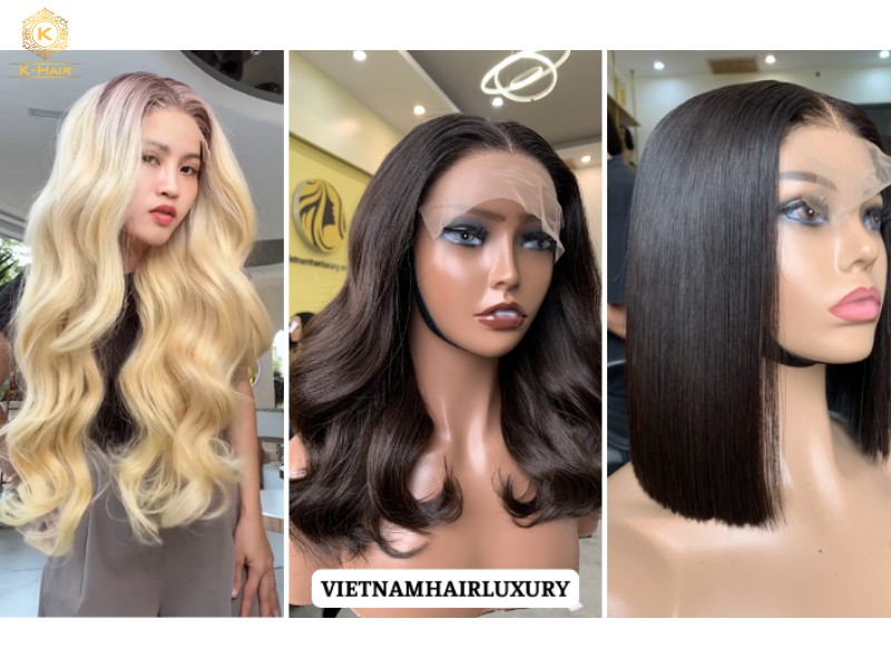 Different products from Vietnam Hair Luxury