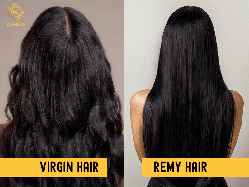 Remy Hair vs Virgin Hair: Key Differences & Which to Choose 5 Virgin vs Remy hair color difference with natural variation vs uniform shades