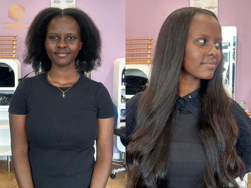 Weaves are able to completely replace and transform their customers’ hair look