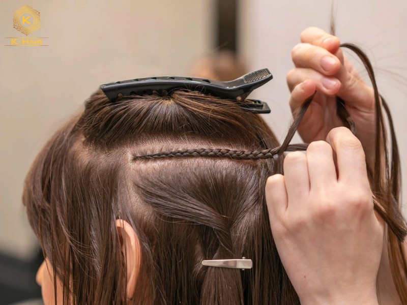 The sew-in method can cause tension to the scalp