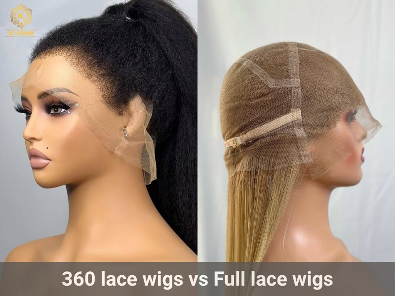 Difference between Full Lace wig and 360 Lace wig