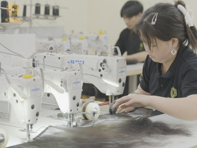 Working with K-Hair, clients can customize their products