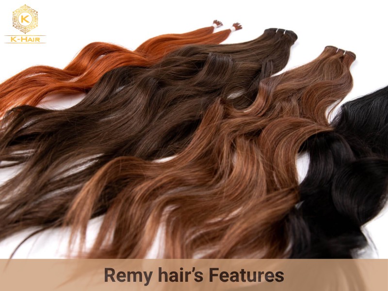 Remy hair is soft, silky, durable and bleachable