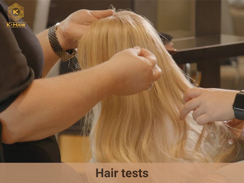 Test the hair before you buy it