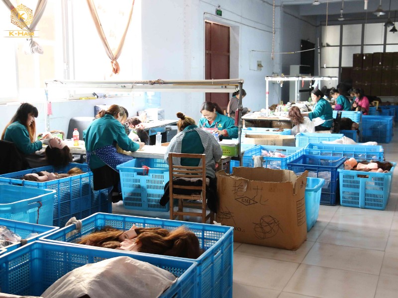 Chinese hair industry has an impressive output volume and product diversity