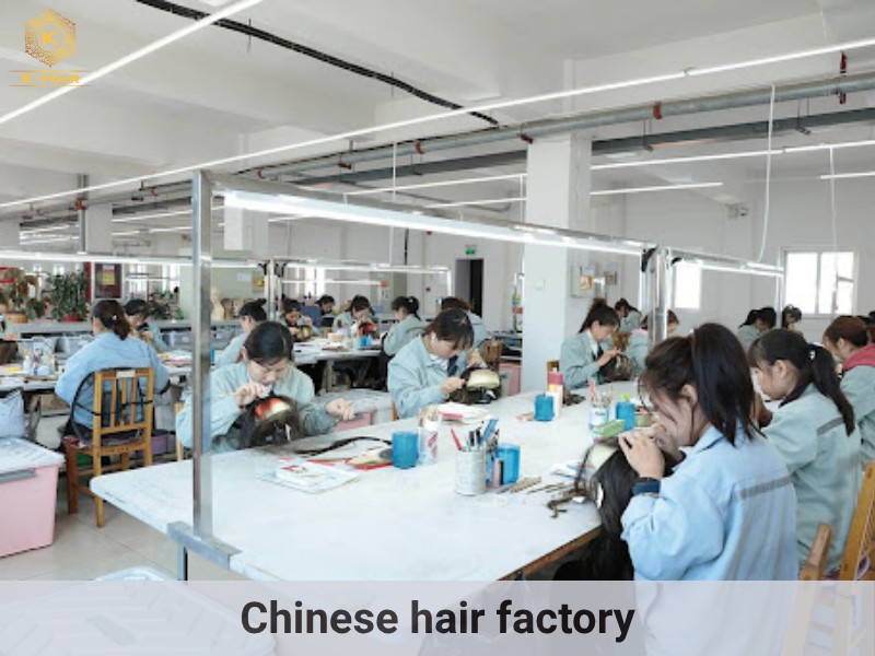 Large-scale hair production of Chinese hair vendors