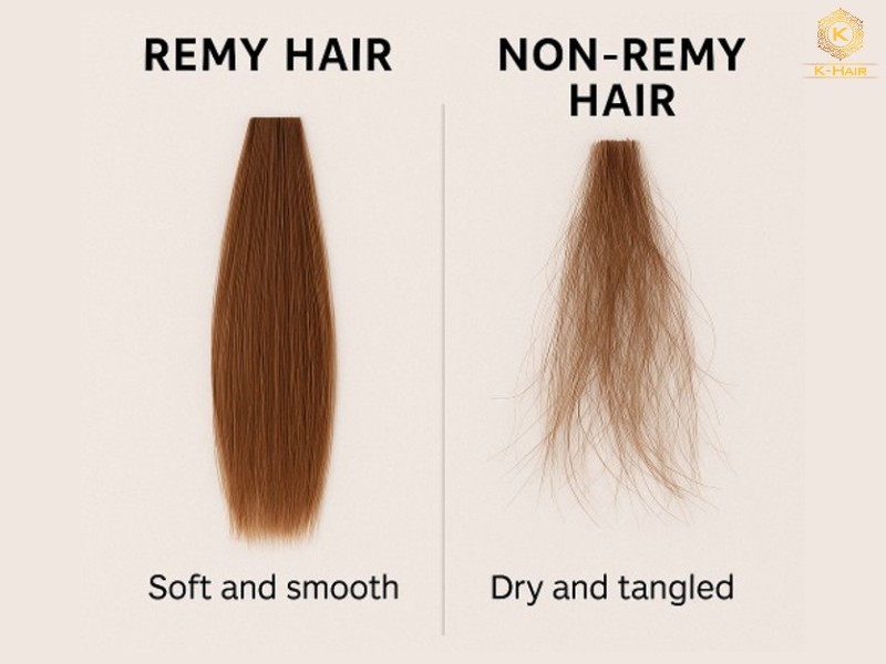 The differences between Remy hair and Non-remy hair
