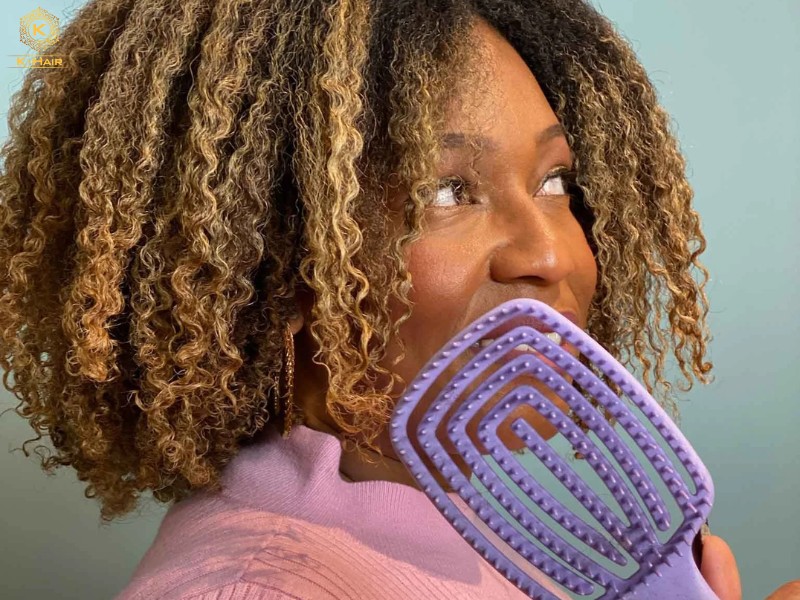 Having a specialized comb for detangling is a must!