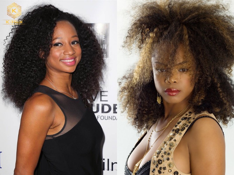 Monique Coleman, Leela James are the two celebrities with 4A hair