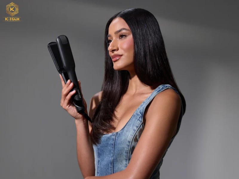 People with frizzy hair can start with less damaging hair styles first