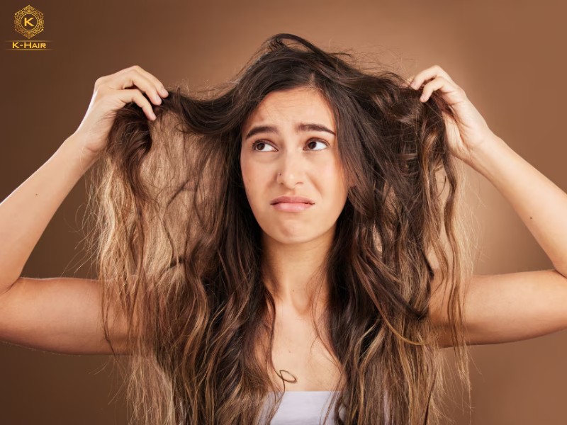 One sign of hair frizz is that the protective cuticle layer is often unaligned and damaged