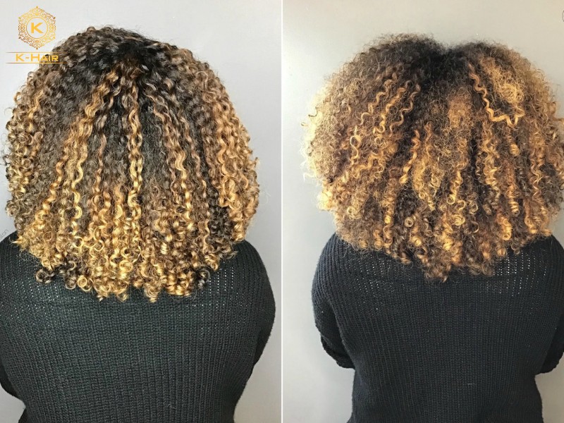 What does High porosity hair look like?