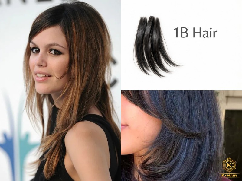 1B Hair Features & Extension Guide - A Detailed Walkthrough 2 1B hair is classified by its sleek, silky and light waves at the hair ends
