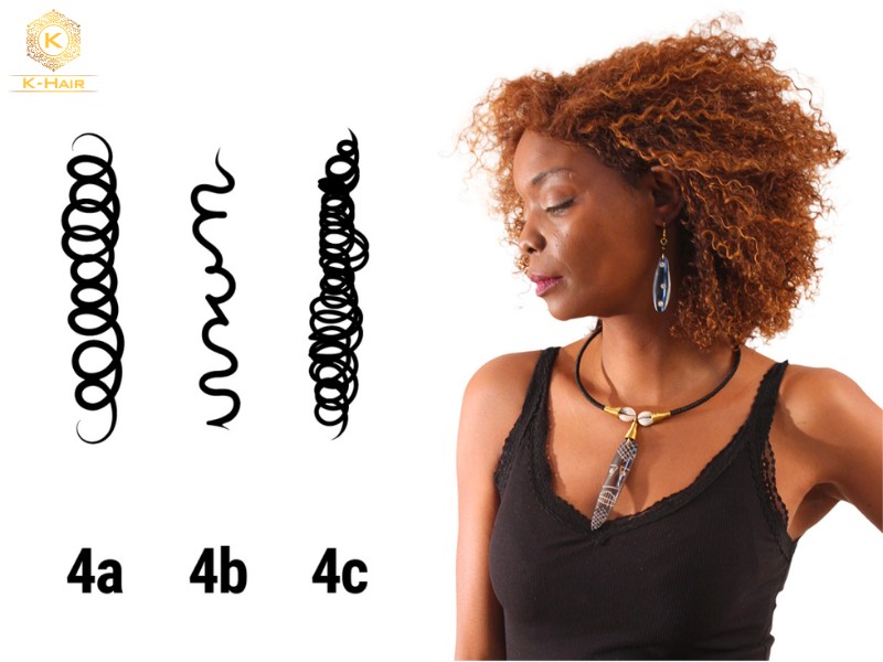 Among the kinky hair spectrum, 4B hair stands in the middle ground