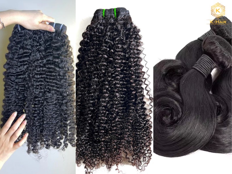 Wavy Hair vs Curly Hair Extensions: Style & Salon Guide 9 Burmese Curly, Kinky Curly, Bouncy Curly are the best selling curly hair textures